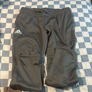 Adidas Gray Sweatpants Relaxed Fit Joggers